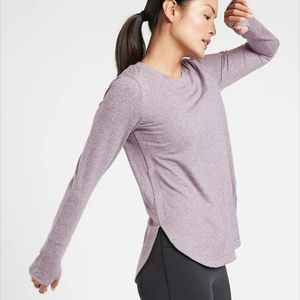 Athleta Uptempo Top, XS, Dark Sky Violet/Shasta Purple